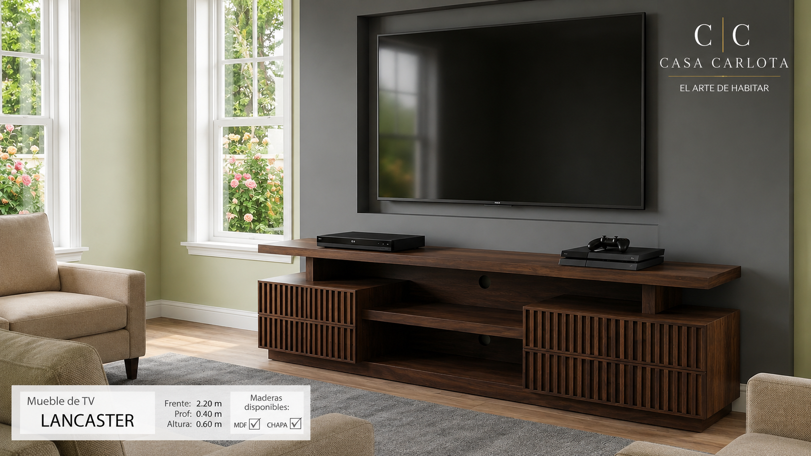 Mueble TV 8 Casa Carlota